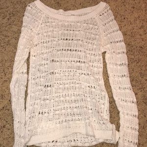 White aeropostale sweater, x-small.